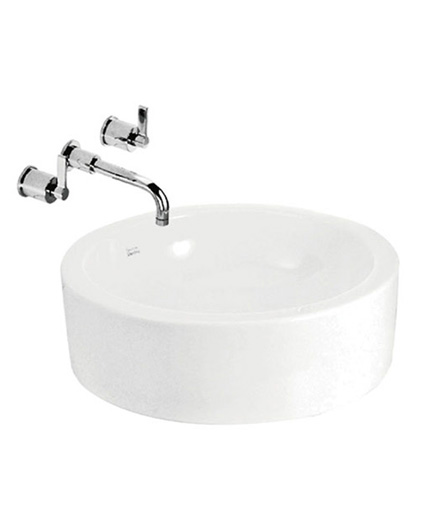 纯白圆形碗盆CCASF605