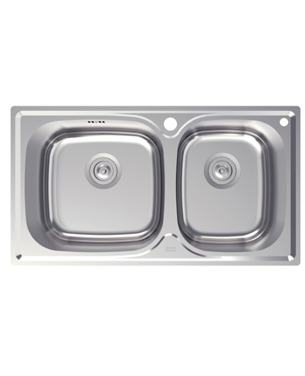塞弗双槽厨盆FFASX118